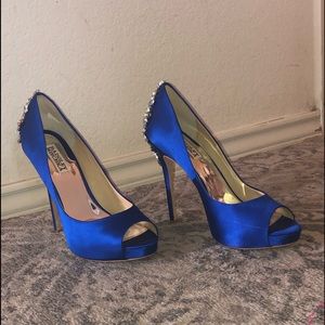 Badgley Mischka Rhinestone Heels